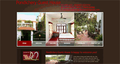 Desktop Screenshot of pondicheryguesthouse.com